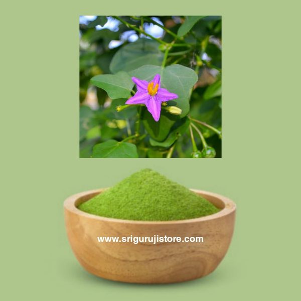 Thuthuvalai Leaf Powder / Solanum Trilobatum  Leaves Powder  - 50 - Grm