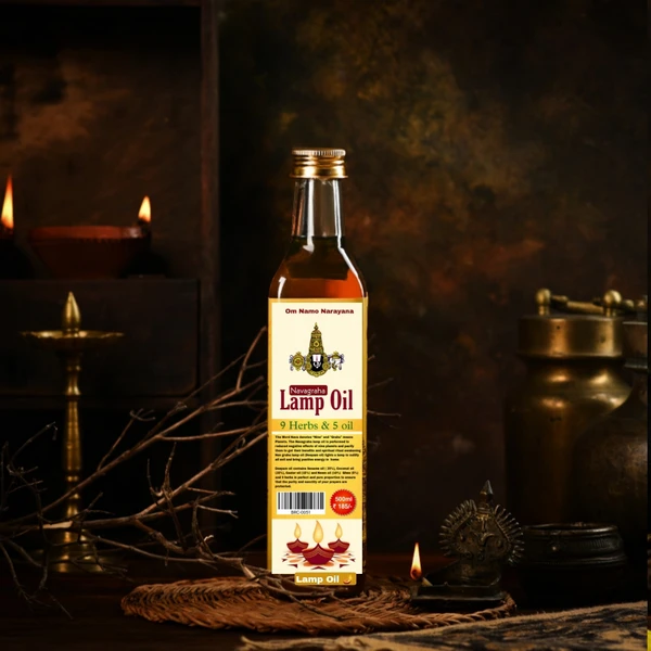 Herbs Lamp Oil - 500ml நவகிரக மூலிகை விளக்கு எண்ணெய் - 500ML - 🔴 Prepaid Only