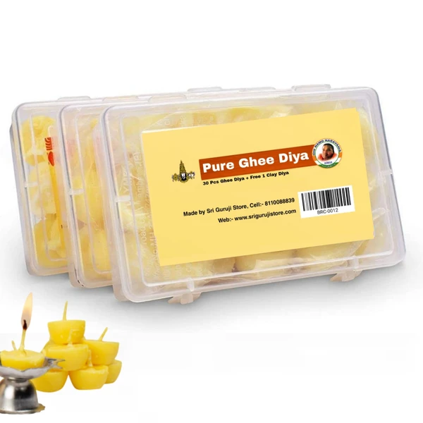 Pure Ghee Diya- 60 PCS