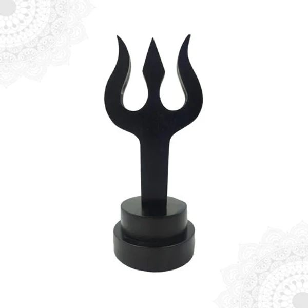 Original Karungali Trishul  / Ebony Wood Trishul  / கருங்காலி திரிசூலம் - (3.5-Inch)   with certificate