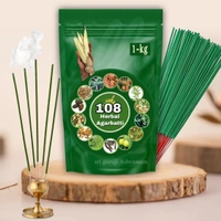 108 Herbal Agarbatti - Natural Thazhampoo Small  - 1kg - 900 pieces 🔴 Prepaid Only