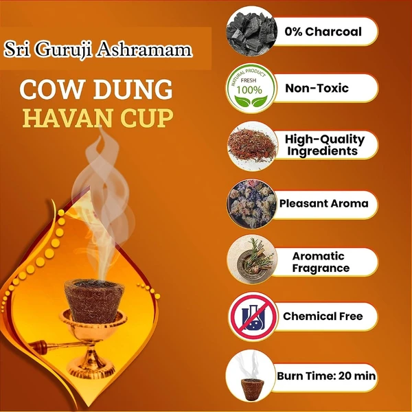 Cow Dung Dhoop / | Cow Dung sambrani Cups - பஞ்சகவ்ய கப் சாம்பிரா - 50 Pcs Box 🔴 Prepaid Only