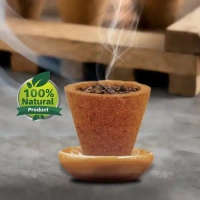 Cow Dung Cup Sambrani - (Pack of 200 Pcs)  - 🔴 Prepaid Only