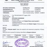 Original Karungali Mala 8MM / கருங்காலி மாலை / करुंगली माला with certificate - 1 - Pcs
