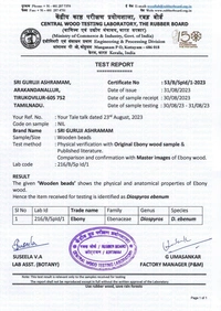 Original Karungali Amulet / கருங்காலி தாயத்து / करुंगली ताबीज  - with certificate - 1 - Pcs
