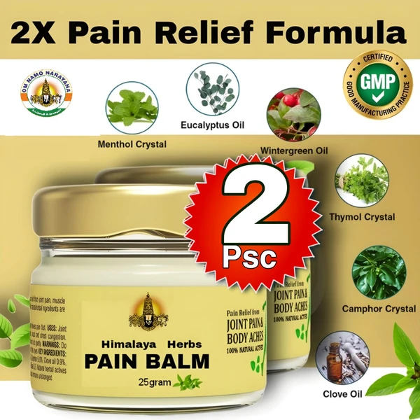 Himalaya Herbs Pain Balm  - 2 Psc - 2 Psc  - 25gram 🔴 Prepaid Only