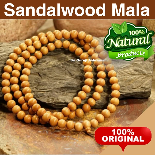 Sandalwood Mala  6mm