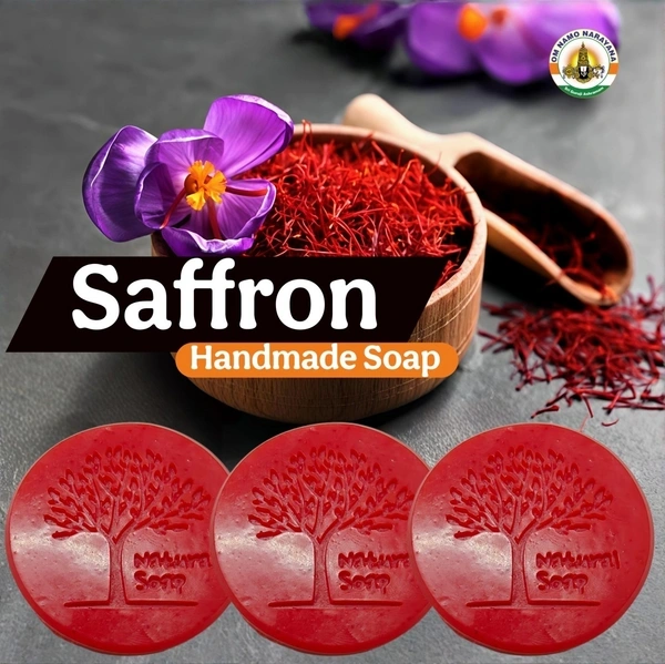 Saffron handmade Soap - 1pcs