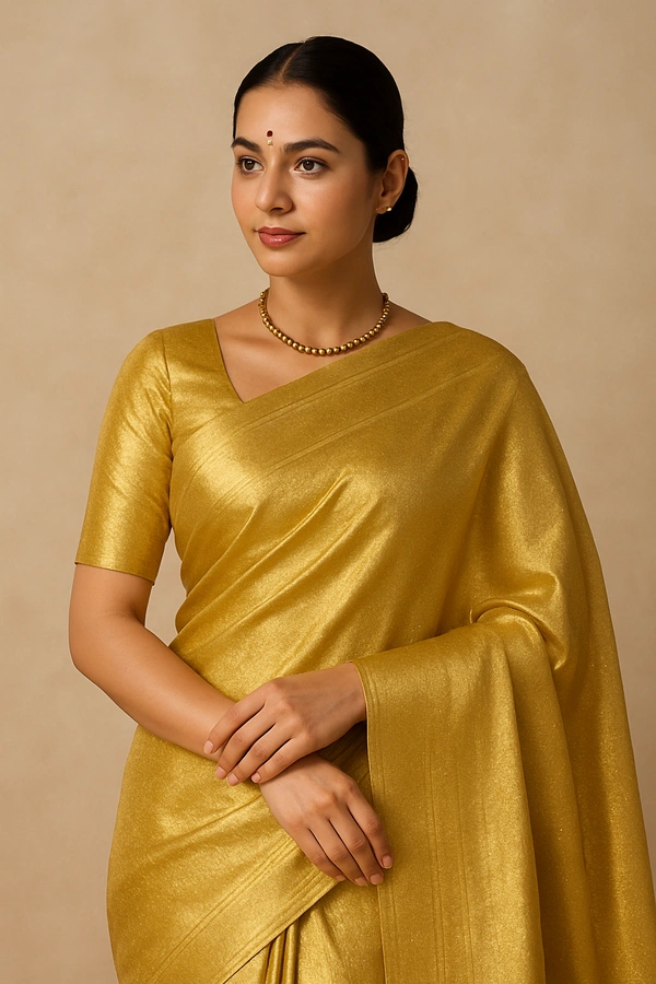 Silk Saree  01 gram gold Pated