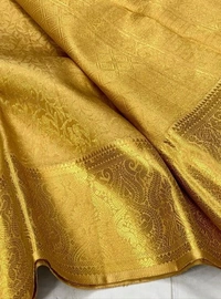 Silk Saree  01 gram gold Pated