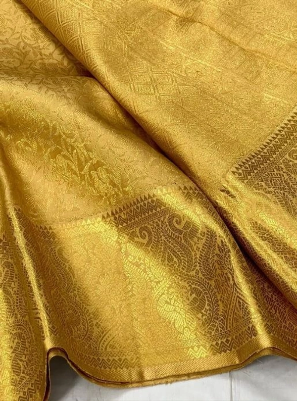 Silk Saree  01 gram gold Pated