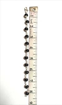 Karungali bracelet - German Silver 8 Mm - 1