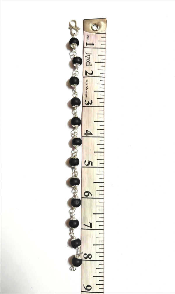 Karungali bracelet - German Silver 8 Mm - 1