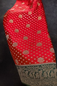 Pure Pashmina Silk American Diamond Studded Designer Saree