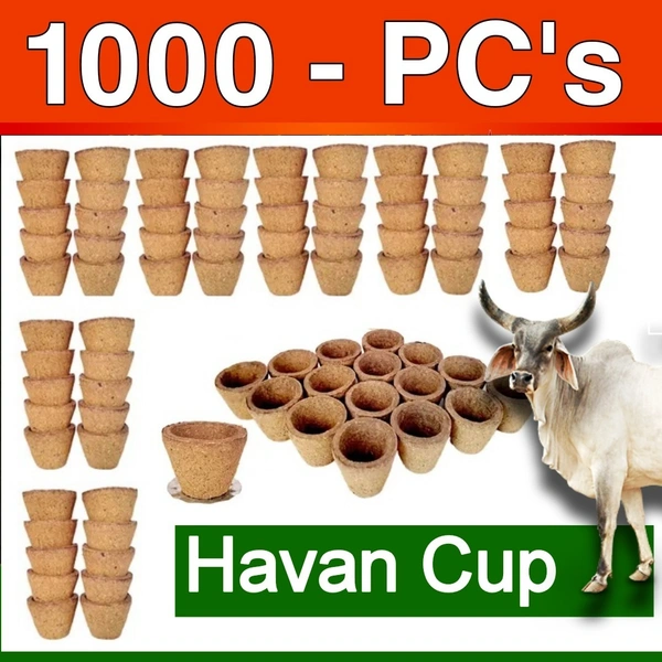 Havan Cups / Panchgavya Cups (Pack of 1000 Pcs) - 🔴 Prepaid Only