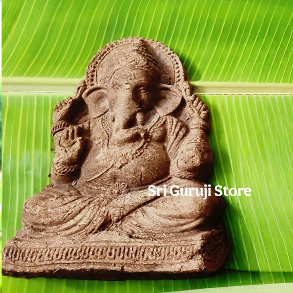 Cow Dung Ganesha Idol