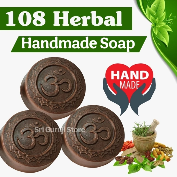 108 Herbal Handmade Soap - 3pcs - 