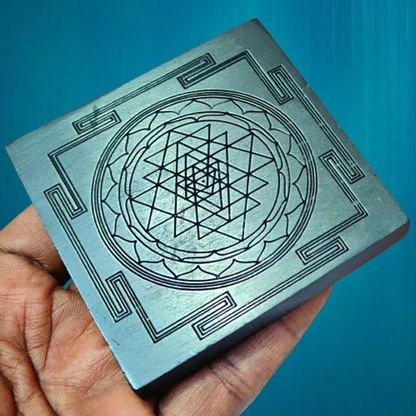 Original Karungali Sri Yantra, கருங்காலி ஸ்ரீ யந்திரம்  - Inch -  3X3