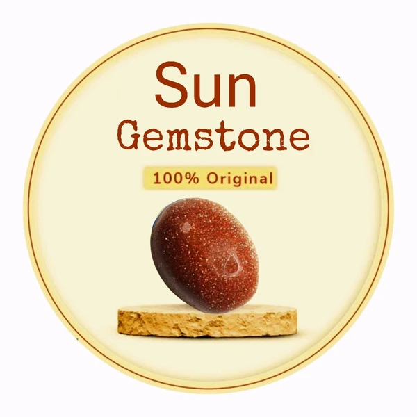 Original Sunstone with certificate from  6 carat