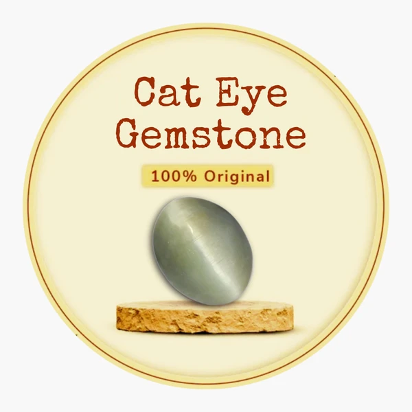 Original Cat eye Stone With Certificate 