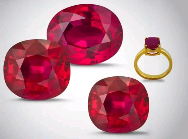 Original Ruby Stone With Certificate 