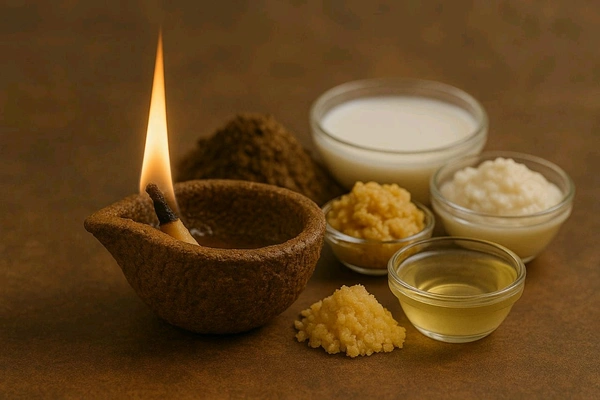 Panchagavya Diya / Panchagavya Vilakku - 300 Pcs - 🔴 Prepaid Only