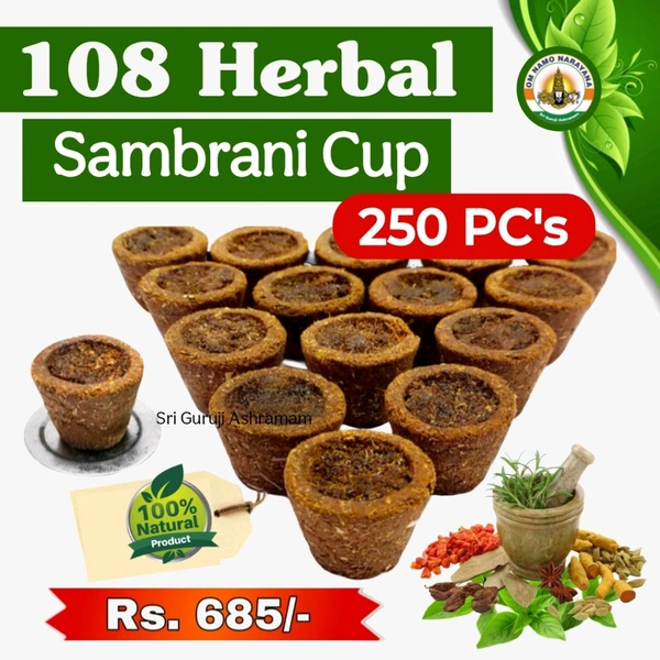 108 Herbal Sambrani Cup - 250