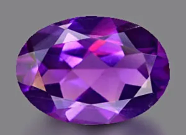 Original Amethyst stone with certificate from 8 carat Scorpio 