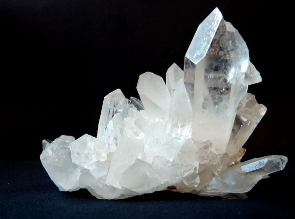 Natural Clear Quartz Crystal Cluster Rock  786 gms