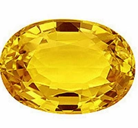 Original Yellow Sapphire stone with certificate from 9 carat  - Sagittarius  - 🔴 Prepaid Only