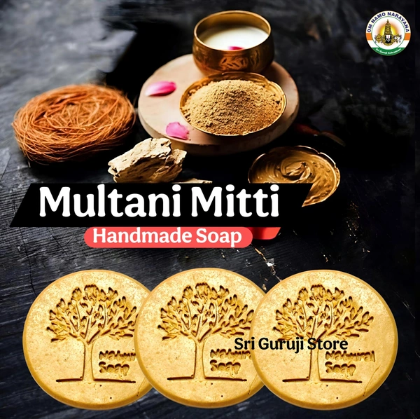 Multani Mitti Handmade Soap - 6pcs