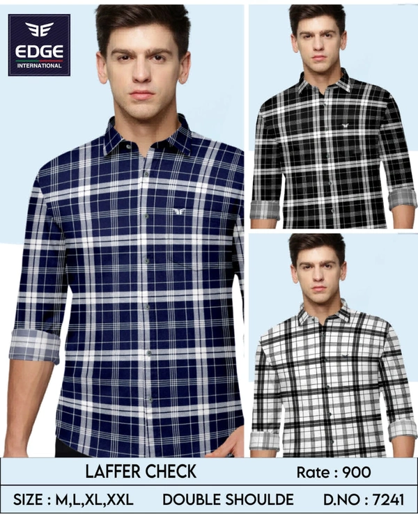  LAFFER CHECK : 7241 - 3 . size : 4 ( M L XL XXL )