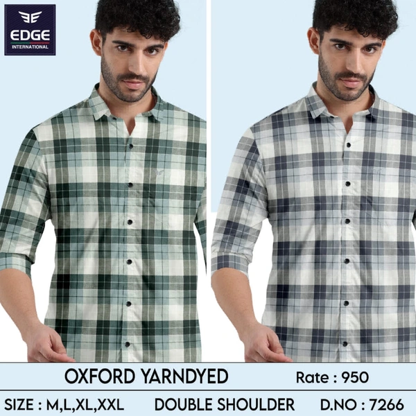 OXFORD YARNDYED : 7266 - 2 . size : 4 ( M L XL XXL )