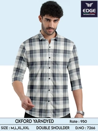 OXFORD YARNDYED : 7266 - 2 . size : 4 ( M L XL XXL )