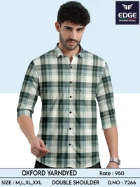 OXFORD YARNDYED : 7266 - 2 . size : 4 ( M L XL XXL )