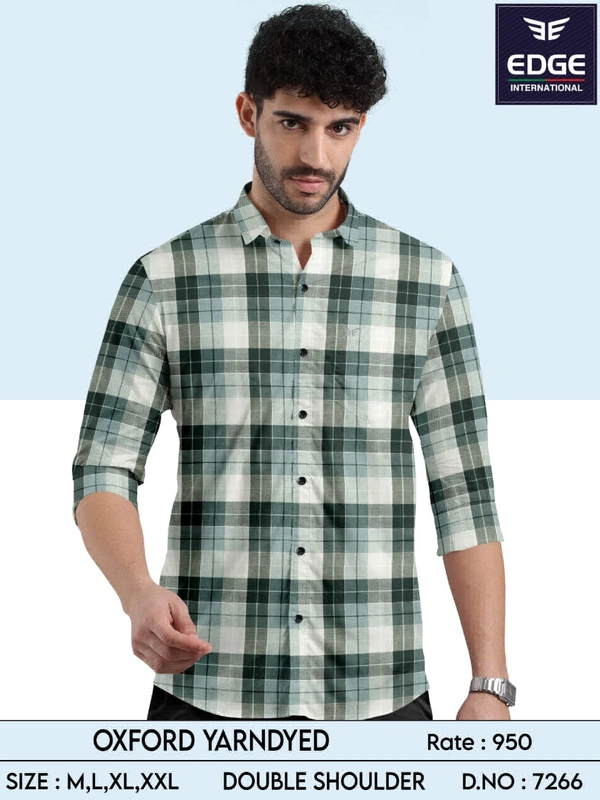 OXFORD YARNDYED : 7266 - 2 . size : 4 ( M L XL XXL )