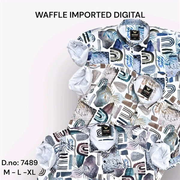 WAFFLE IMPORTED DIGITAL : 7489 - M L XL COLOURS : 3