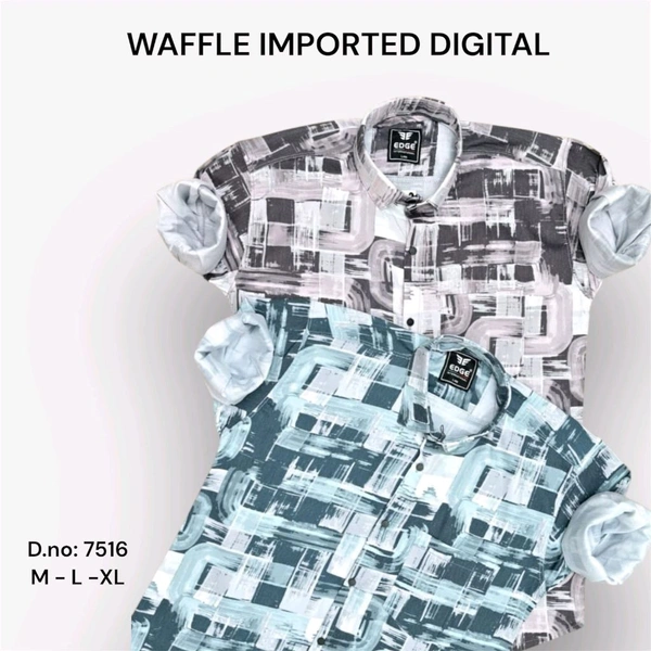 WAFFLE IMPORTED DEGITAL : 7516 - M L XL COLOURS : 2