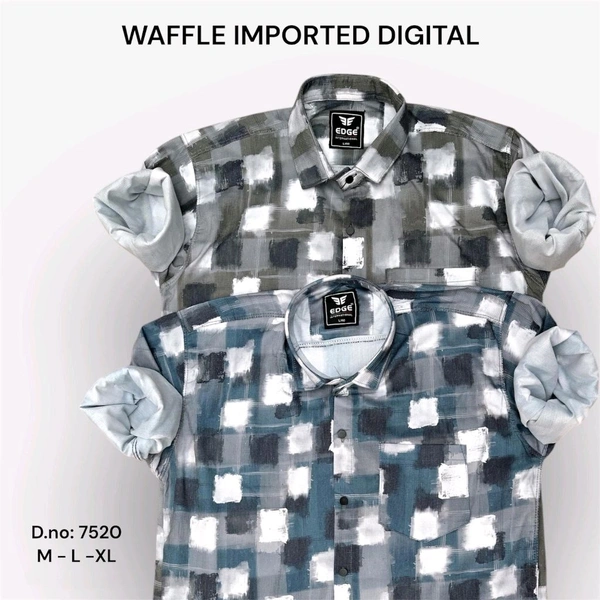 WAFFLE IMPORTED DEGITAL : 7520 - M L XL COLOURS : 2