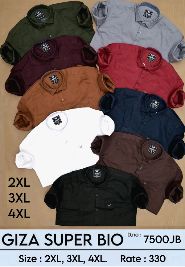 GIZA SUPER BIO - 7500JB - 2XL 3XL 4XL COLOURS : 9