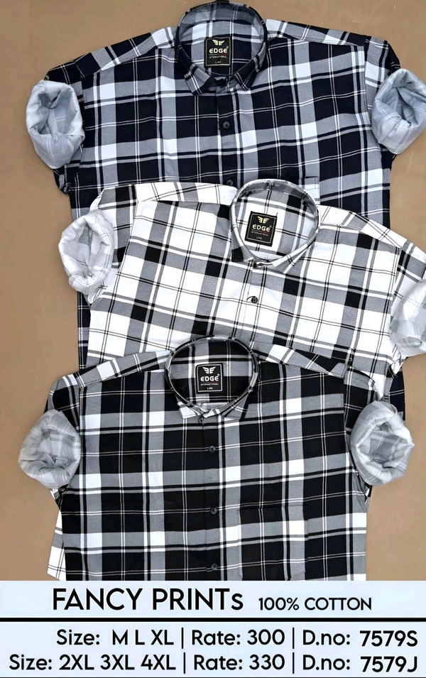 CHECK FANCY : 7579 - M L XL COLOURS : 3