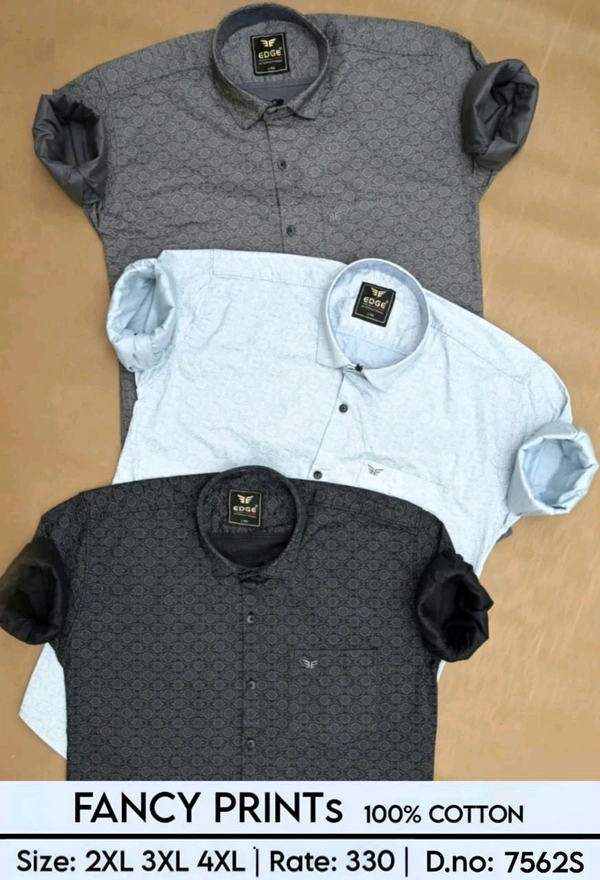 FANCY PRINT : 7562S - 2XL 3XL 4XL COLOURS : 3
