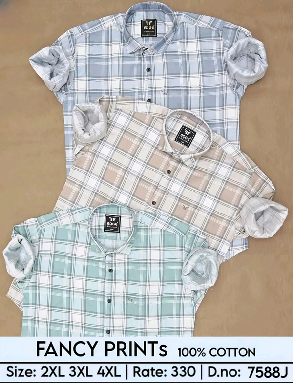 FANCY PRINT : 7588J - 2XL 3XL 4XL COLOURS : 3