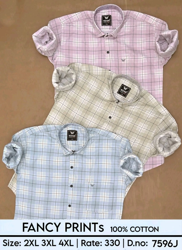 FANCY PRINT : 7596J - 2XL 3XL 4XL COLOURS : 3