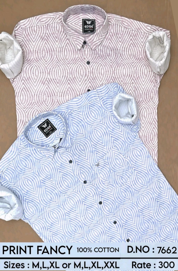 PRINT FANCY : 7662 - M L XL XXL COLOURS : 2