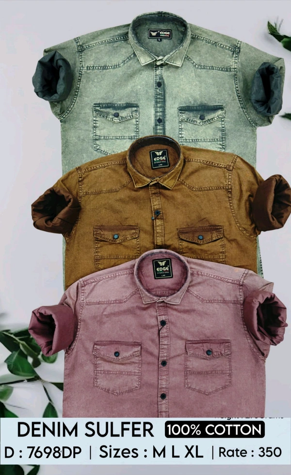 DENIM SULFER : 7698DP - M L XL COLOURS : 3