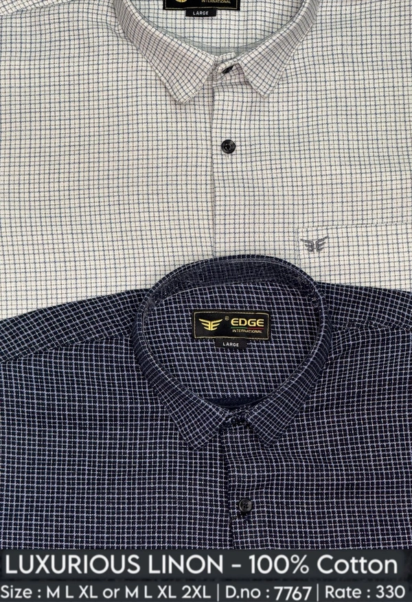 LUXURIOUS LINON : 7767 - M L XL XXL COLOURS : 2
