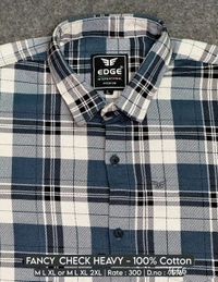 FANCY CHECK HEAVY : 7666 - M L XL COLOURS : 2