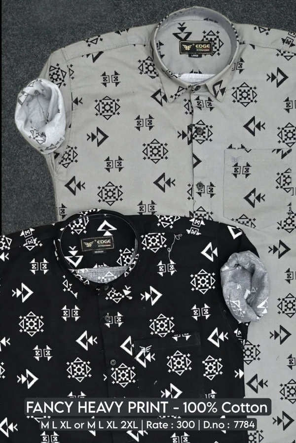 FANCY HEAVY PRINT : 7784 - M L XL COLOURS : 2