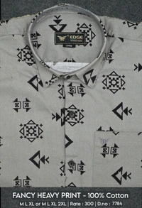 FANCY HEAVY PRINT : 7784 - M L XL COLOURS : 2